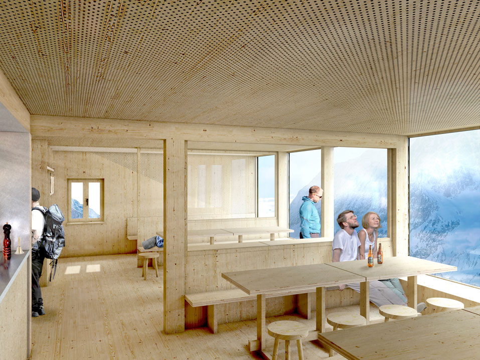 transformation et extension cabane oberaletsch, naters, concours